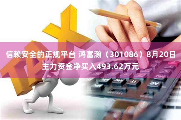 信赖安全的正规平台 鸿富瀚（301086）8月20日主力资金净买入493.62万元