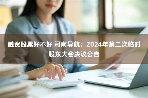 融资股票好不好 司南导航：2024年第二次临时股东大会决议公告