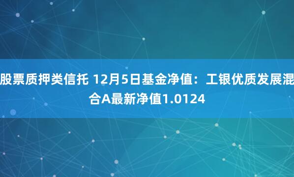 股票质押类信托 12月5日基金净值：工银优质发展混合A最新净值1.0124